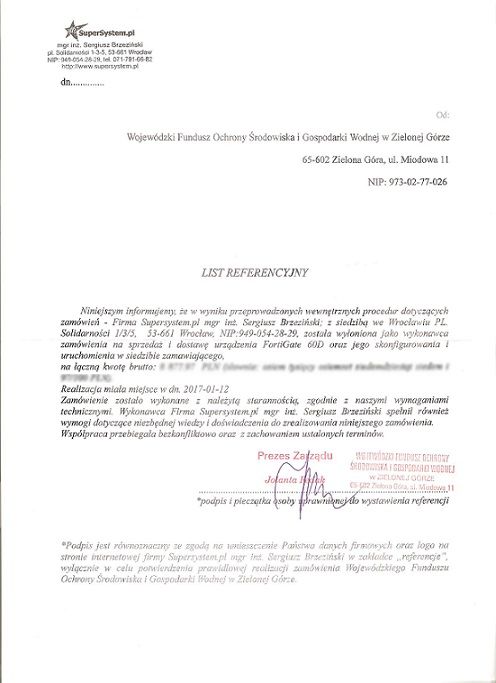 Referencje WFOŚiGW2